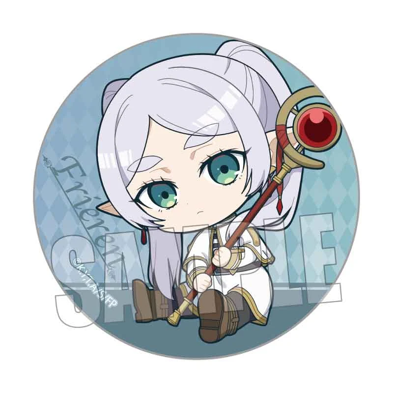 (Goods - Badge) Frieren: Beyond Journey's End Trading Button Badge Gyugyutto (Blind Box -Single) - Image 2