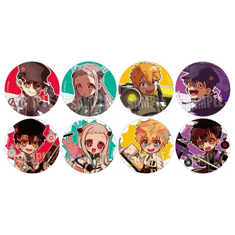 (Goods - Badge) Toilet-Bound Hanako-Kun Trading Button Badge Cyber-MOKKE world (Blind Box -Single)