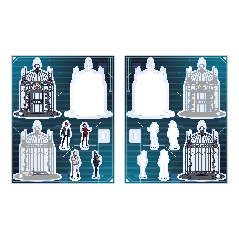(Goods - Keychain) Hundred Line -Last Defense Academy- Acrylic Charm Set