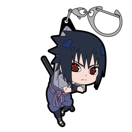 (Goods - Keychain) NARUTO: Shippuden Sasuke Uchiha Tsumamare  Eternal Mangekyo Sharingan Ver.