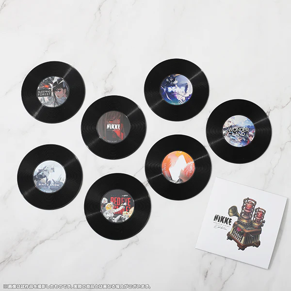 [GODDESS OF VICTORY: NIKKE] NIKKE EXHIBITION Vinyl-Style Coaster (Blind Box -Single)
