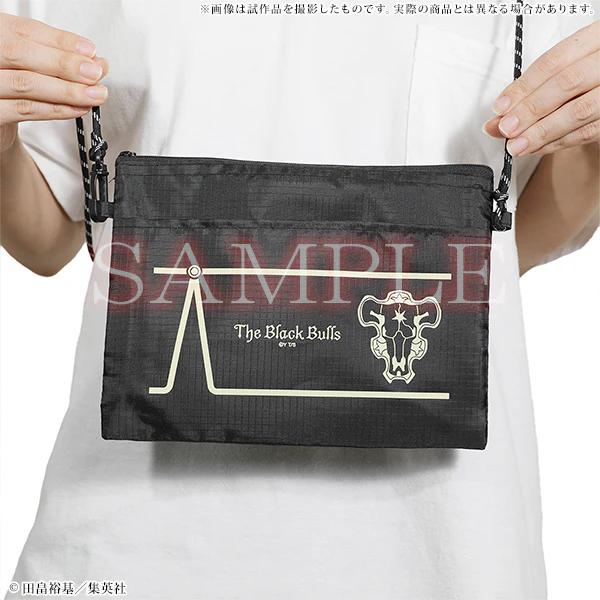 (Goods - Bag) Black Clover Robe Sacoche Black Bulls - Image 2