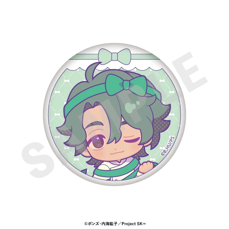 (Goods - Badge) Original TV Anime - SK8 the Infinity Chibi Ribbon Series Trading Button Badge (8 Types Total) (Blind Box -Single) - Image 7