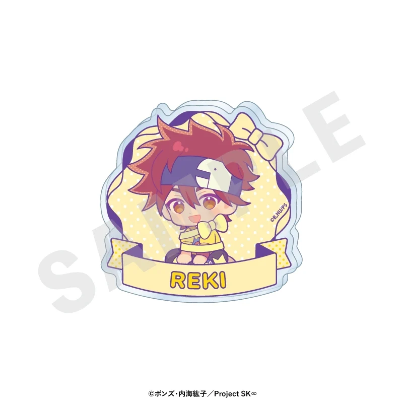 (Goods - Badge) Original TV Anime - SK8 the Infinity Chibi Ribbon Series Trading Name Badge (8 Types Total)(Blind Box -Single) - Image 2
