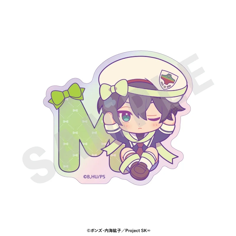 (Goods - Sticker) Original TV Anime - SK8 the Infinity Chibi Ribbon Series Trading Iridescent Sticker (8 Types Total)(Blind Box -Single) - Image 4