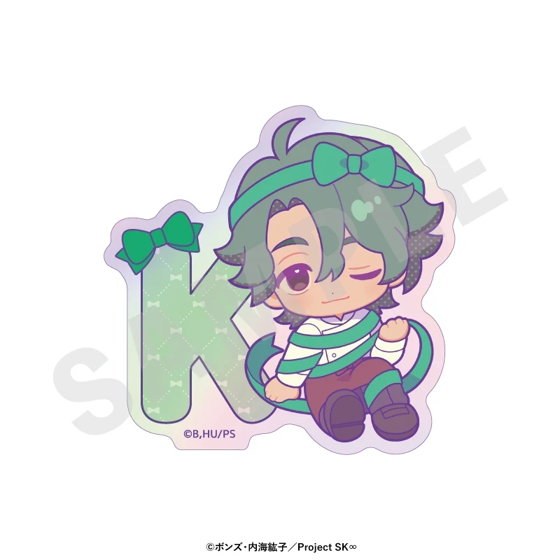 (Goods - Sticker) Original TV Anime - SK8 the Infinity Chibi Ribbon Series Trading Iridescent Sticker (8 Types Total)(Blind Box -Single) - Image 7