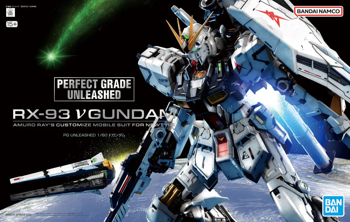 (1/60 Model Kit) PG Unleashed Nu Gundam