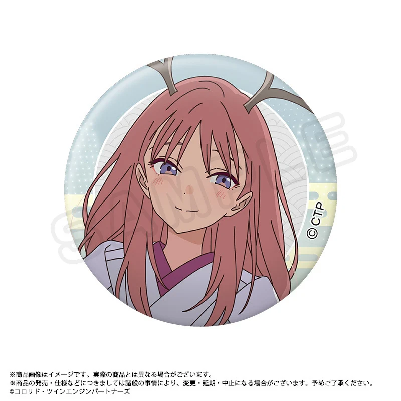 (Goods - Badge) Cosmic Princess Kaguya! Trading Button Badge (Blind Box -Single) - Image 2