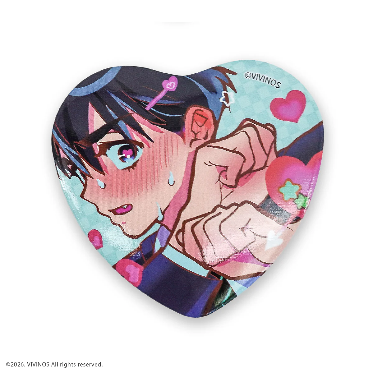 (Goods - Badge) Alien Stage Random Heart Badge (Box of 6) - Image 7