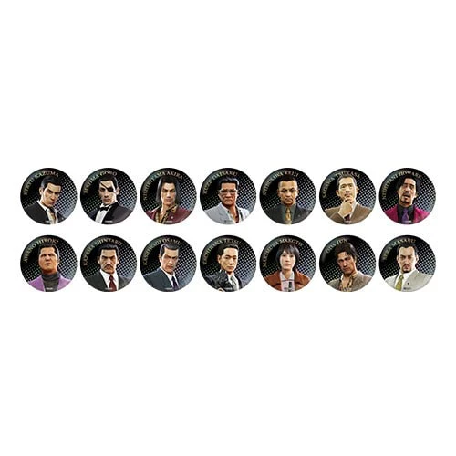 (Goods - Badge) Yakuza 0 Director's Cut Metal Button Badge Collection (Blind Box -Single)