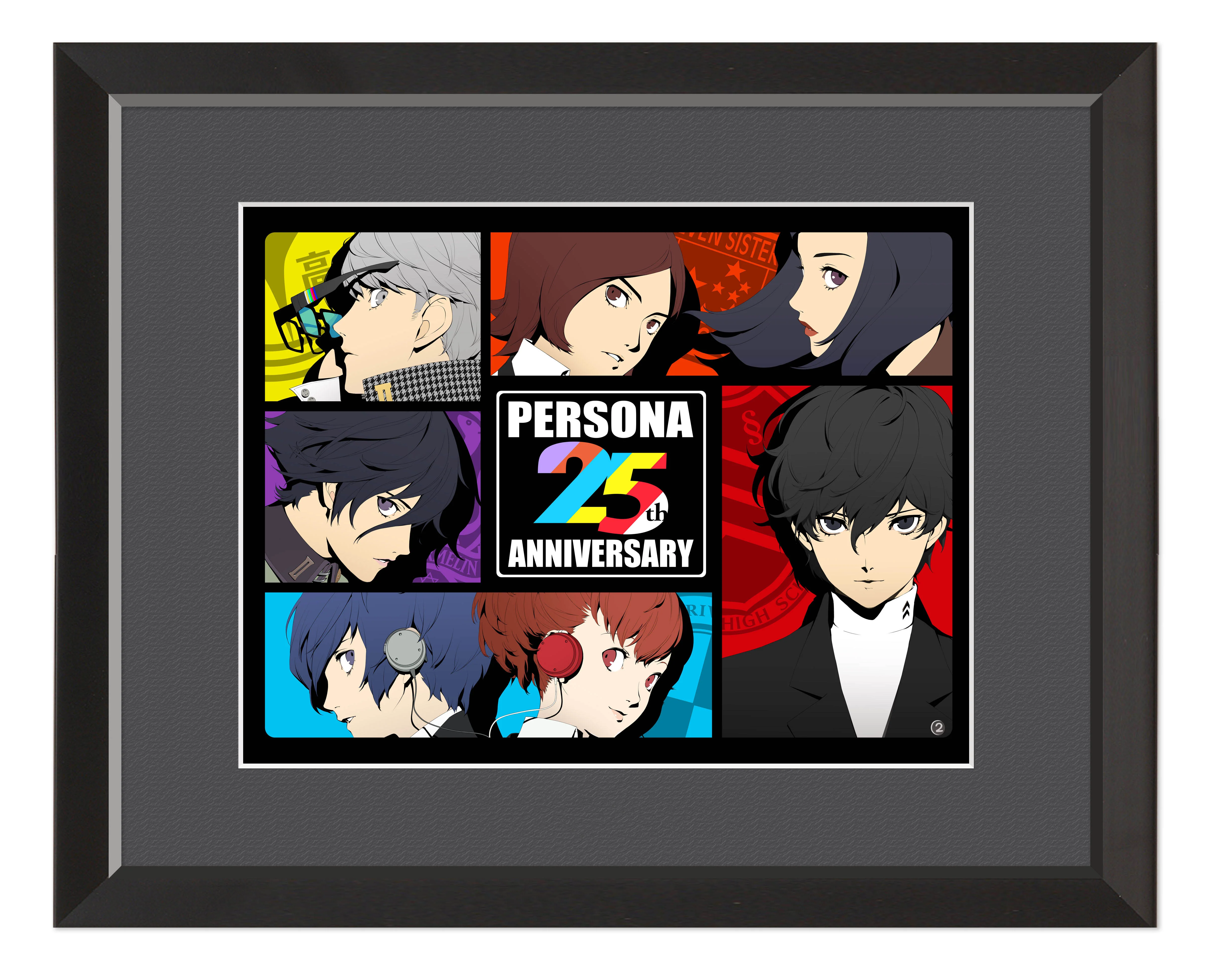 [PERSONA] 25th Anniversary Fine art print w/frame Main Visual - Fine Art